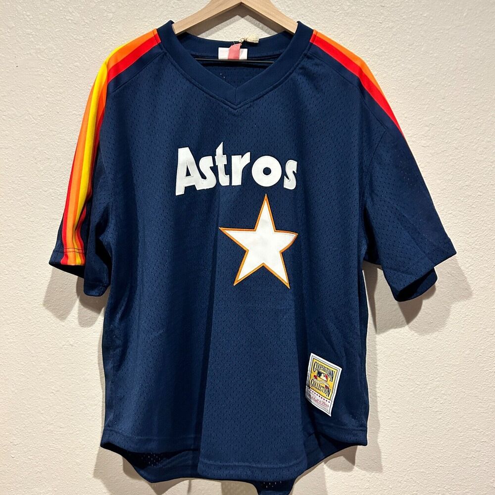NWT Mitchell & Ness Houston Astros Nolan Ryan Jersey Mens Size 2XL